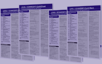 Level I CFA Exam – Quicksheet